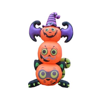 China Halloween Decoration/Commercial Customized Halloween Inflatable Pumpkins with LED Lights,6ft 8ft Indoor Outdoor Holiday Decoration Inflatable Pumpkins for sale