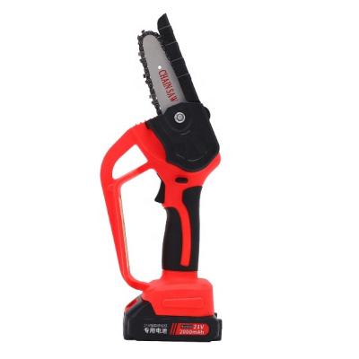 China 2-Stroke 21V Lithium Battery Electric Cordless Chainsaw For Wood Cutting for sale