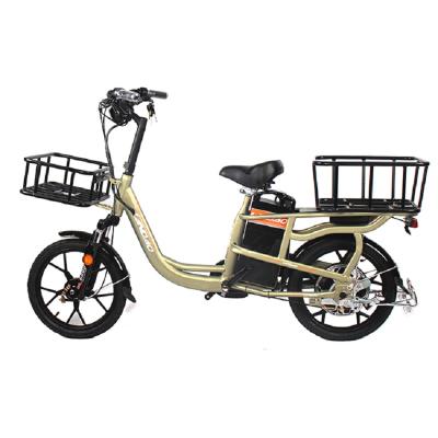 China Aluminum alloy bicicleta ciclo elétrico spanish style bicycle cargo 48v electric ebike with lithium battery for sale