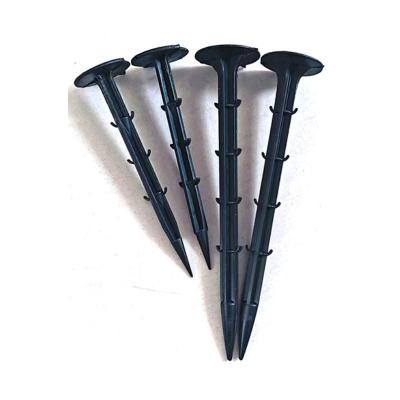 China Plastic Garden Accessories And Agriculture Garden Stakes Ground Nails For Fixed Landscape Cloth Mat And PP Tents for sale