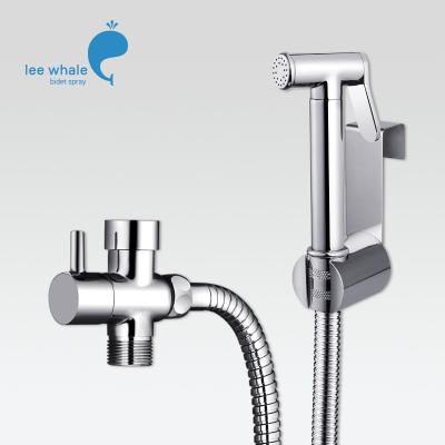 China GN111101 Modern Bathroom Accessory Chromed Bidet Spray Set For USA Market for sale