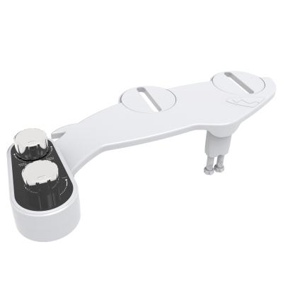 China Modern Non-Electric Mechanical Bidet Toilet Seat Jet Attachment Double Wash Spout And Cool Nozzles Sprinkle With China for sale