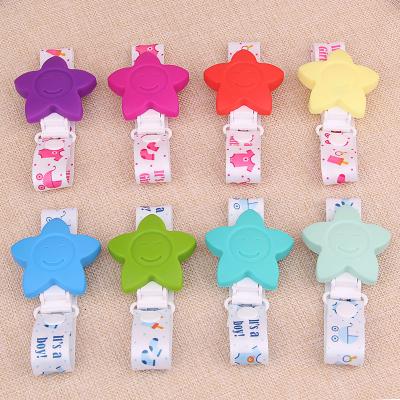 China BPA Free Baby Products BPA Free Holder For Pacifier, Pacifier Baby Chain, Pacifier Holder Baby for sale