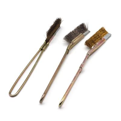 China Handware scratch brush /brass wire knife brush /stainless steel wire knife brush for sale