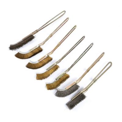 China Handware Metal Handle Cleaning Steel Brass Copper Wire Wire Brush for sale