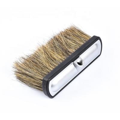 China Car Wash Quality Pig Hair Bristle Car Wash Brush Soft Cleaning Car Carpet Brush for sale