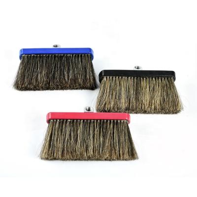 China Car Wash Journal Cleaning Soft Bristle Water Flow Pig Hair Boar Hair Wash Station Brush for sale