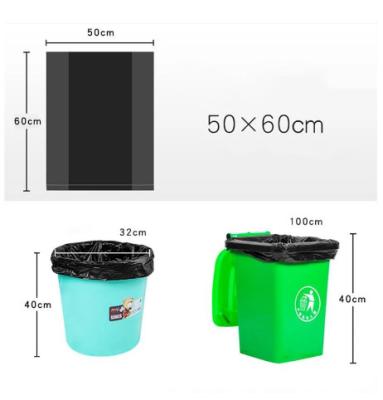 China Disposable China Made 100% Virgin LDPE/HDPE Colored Plastic Disposable Garbage Bags Custom Garbage Bags for sale