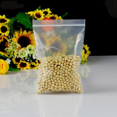 China Custom Clear Plastic Bag 0.5mm Thickness Zip Lock Zipper Bag Food Storage So Called Security PE Bags Packaging for sale