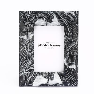 China Wholesale Handmade Simple Photo Frame Banana Leaf Photo Frame for sale