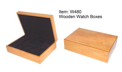 China Wooden Watch Collection Boxes with 10 kidney pillow for sale