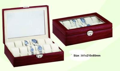 China Leather Watch Boxes for 12 watches for sale