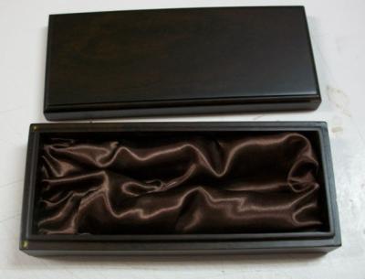 China Matting Painting Sanders Pen Boxes, solid Wood Pen Boxes for treasure up pen for sale