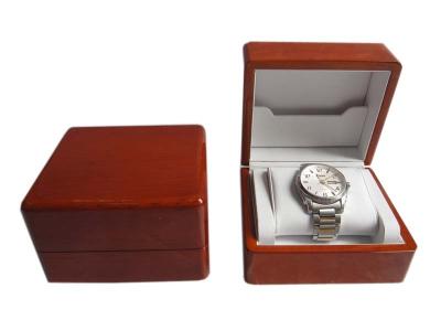 China Wooden Watch Boxes with removable insert and instructions pocket for sale