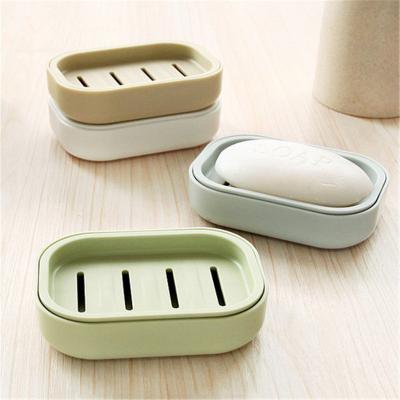 China Minimalist Dish Crate Dish Bathroom Shower Home Travel Rising Holder Container Soap Box Dispenser Plastic Soap Holder for sale