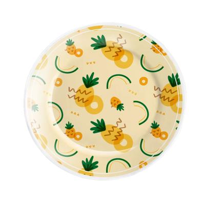 China Disposable paper plates, custom made paper plates with your logo, paper paltes for Celebramntions 18 cm for sale