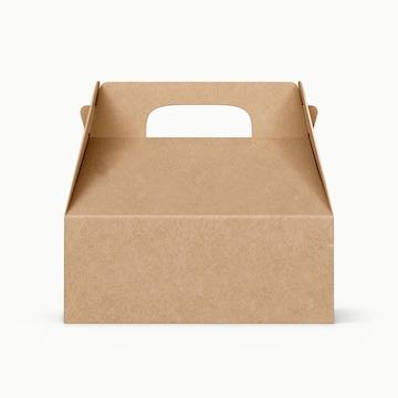 China Brown Recycled Fast Food Takeout Boxes Disposable Materials Paper Lunch Takeout Food Boxes Kraft for sale