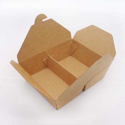 China Recyclable Wholesale Disposable Paper Plates For Lunch Delivery Packaging Disposable Paper Boxes For Fast Food for sale