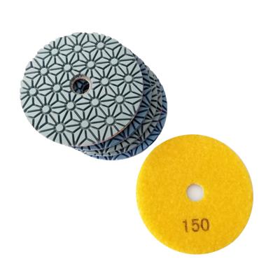 China Easy Stone Diamond Pads Polish Grinding Ganite Marble Engineered Three Step Polish Pad for sale