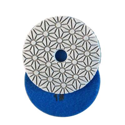 China Ganite Stone Protector Diamond Polishing Pads Three Step Easy Marble Engineered Polish Polish Pad for sale