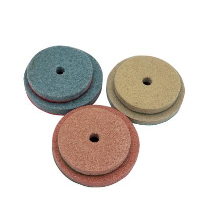 China Granite Polishing Customizable Diamond Sponge Polishing Pads Marble Quartz Stone Flexible Wet Polish Pads Granite Use Size 3inch 4inch for sale