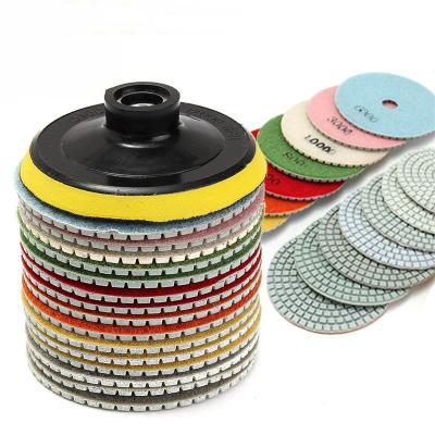 China Hot Selling Custom Size ODM&OEM Diamond Floor Polishing Pad Granite Flexible Wet Polishing Pads Easy Support for sale