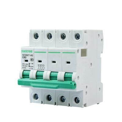 China One AC 400 Volt 16A Single Phase Type MCB Mini Circuit Breaker With Overload Protection for sale