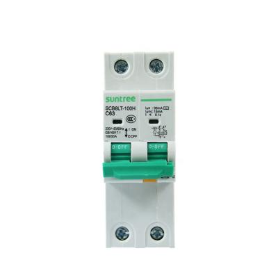 China Electric Earth Leakage Circuit Breaker Single Phase ELCB 10KA for sale