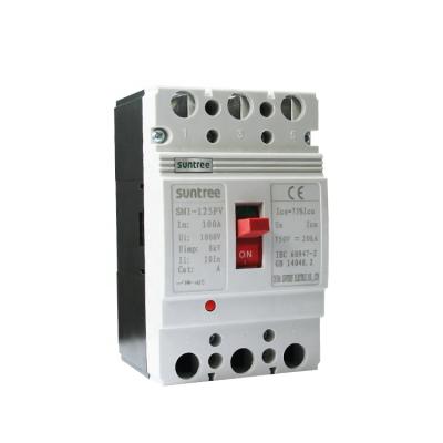 China High Quality SM1-400 4P 400A DC MCCB Cast Case Circuit Breaker For Solar PV System 35KA for sale