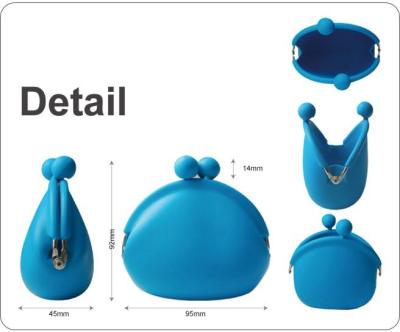 China OEM Factory Promotional Fashionable Mini Silicone Coin Key Purse/Custom Printe Coin Purse for sale