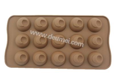 China Guangdong Province Wholesale Unique Design Silicone Sphere Chocolate Mold for sale