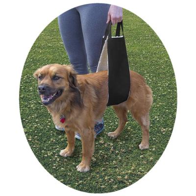 China Custom Portable Sustainable Pet Supplies Sling Lifting Strap For Weak Hind Legs Surgery for sale