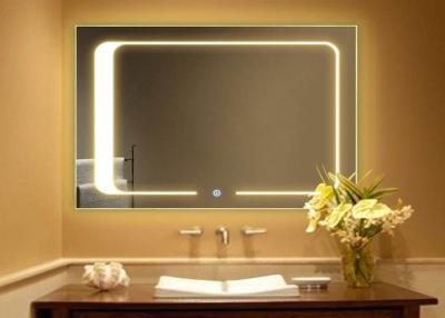 China Beauty Salon Illuminated Mirror Screen TV Rectangle Shape With TV System for sale