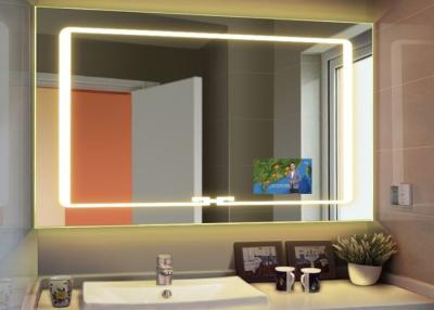 Chine Forme argentée de rectangle du miroir TV de transition de LED 400cd/m2 d'éclat à vendre