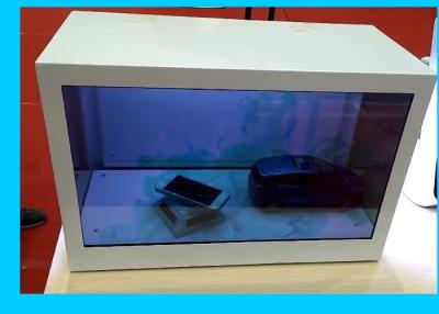 China Multi Nano-Note transparenter LCD-Anzeigen-Metallschaukasten 32 Zoll für Ausstellung zu verkaufen