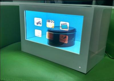 Chine L'affichage transparent de contact de 55 pouces, USB/HDMI a entré la vitrine transparente d'affichage à cristaux liquides à vendre