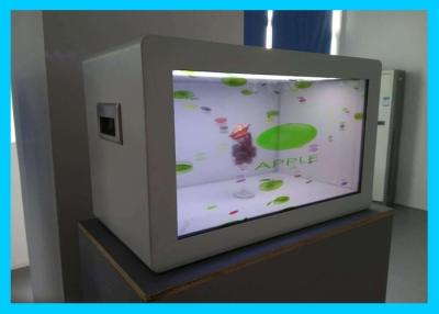 China Customized See Through LCD Displays With Video Showcase Wall Mounted for sale