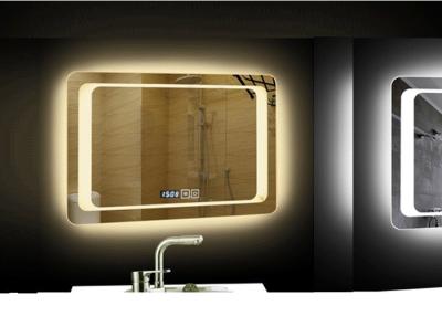 Chine Grand miroir diélectrique mené TV de lumières avec l'éraflure de fonction d'horloge résistante à vendre