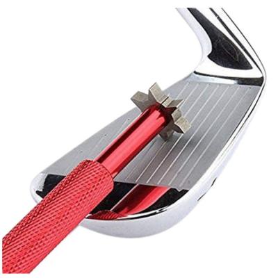 China Cheap Hot Selling Unique Golf Accessories Club Sharpener With 6 Heads 3U 3V Good Cleaning Tool ZF0004 for sale