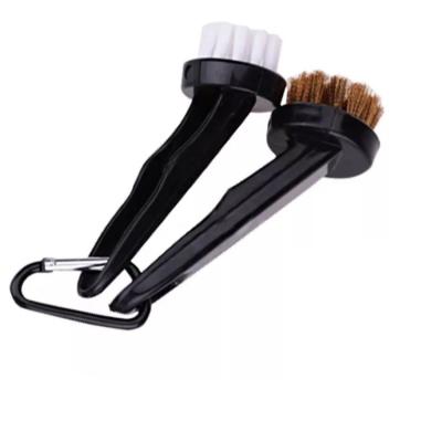 China New Type Durable Original Design Golf Club Cleaning Brush Tool Round Head Golf Brush Cleaner ZF0015 for sale