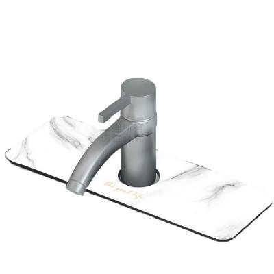 China Marble Sustainable Pattern Absorbent Faucet Pad (1 Set of 3 Pieces) for sale