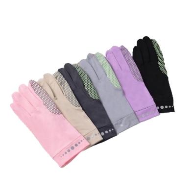 China Breathable Elastic Ice Silk Contact Sunscreen Mitt Sun Protection Mitt Sun Protection for sale