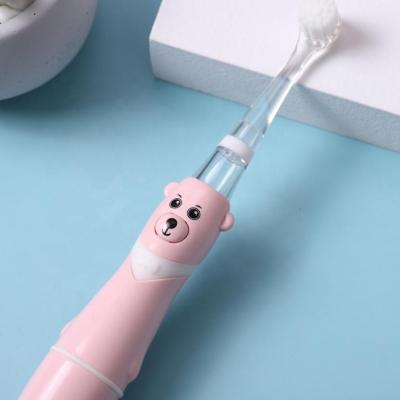 China Wholesale Eco Friendly Two-Minute LED Flashing Light Timer Children Electric Dupont Bristle Toothbrush for sale