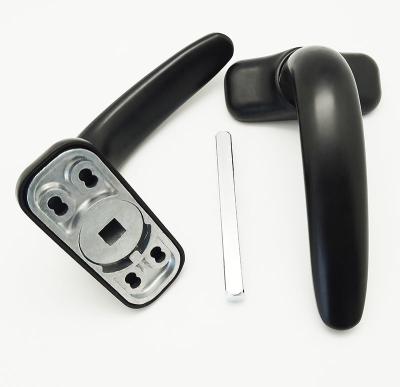 China Modern aluminum door handle with plane and cover for sale