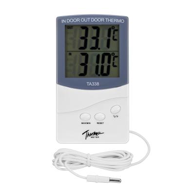 China High Accuracy Dual Electronic Thermometer Display Temperature Measurement Indoor Outdoor Tools With 125*70*19mm Probe for sale