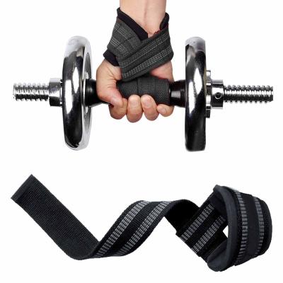 China Home Indoor Exercise 1 Pair Weight Lifting Straps Wrist Support Wraps For Gym Exercising for sale