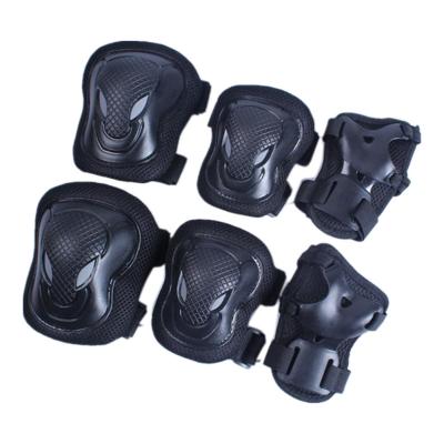 China Adult Sturdy Protection Gear Set 6 Pcs Adult Roller Skating Wrist Guard Elbow Pad Protective Set for sale