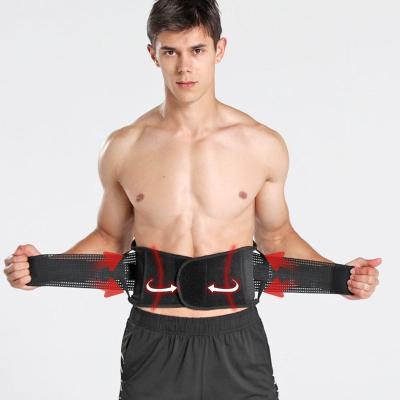 China Trainer Lower Back Stronger Sweat Slim Belt Waist Brace Support Corset Adult Waist Support Belt for Sports Pain Relief for sale