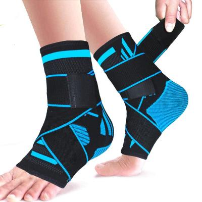 China High Quality Soft 3D Arthritis Achilles Tendon Ankle Brace Sleeve Nylon With Compression for sale