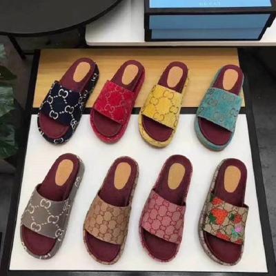 China BNAL-635522281760-Fashion trend European and American popular leather women's shoes PVC slippers fashion slippers for sale